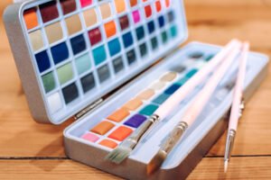Palette de peinture aquarelle